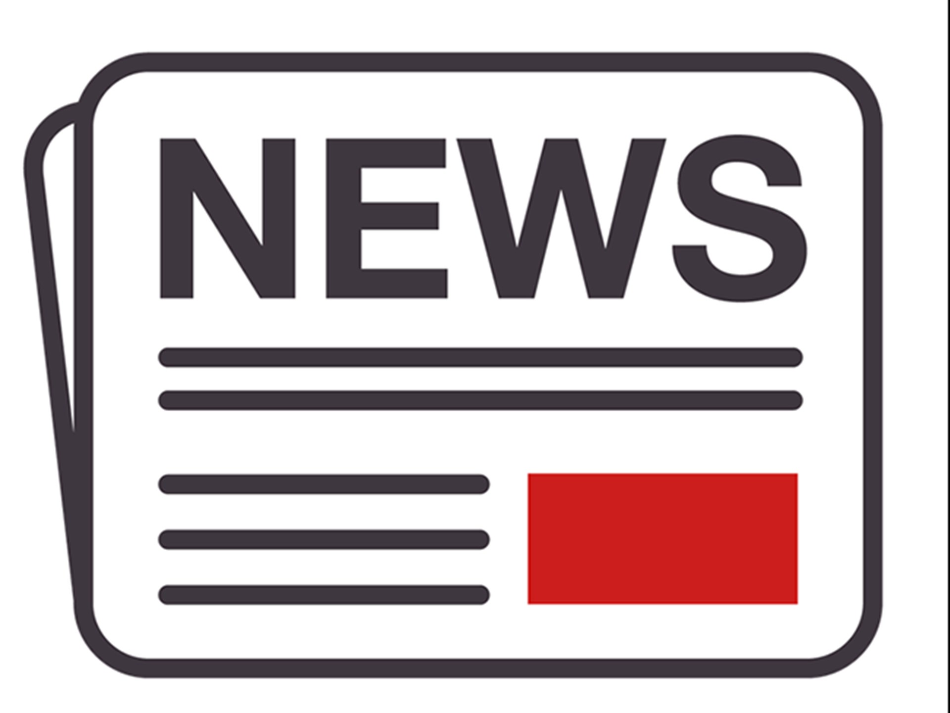 Das Bild zeigt das Icon mit einer stilisierten Zeitung und dem Wort NEWS. 