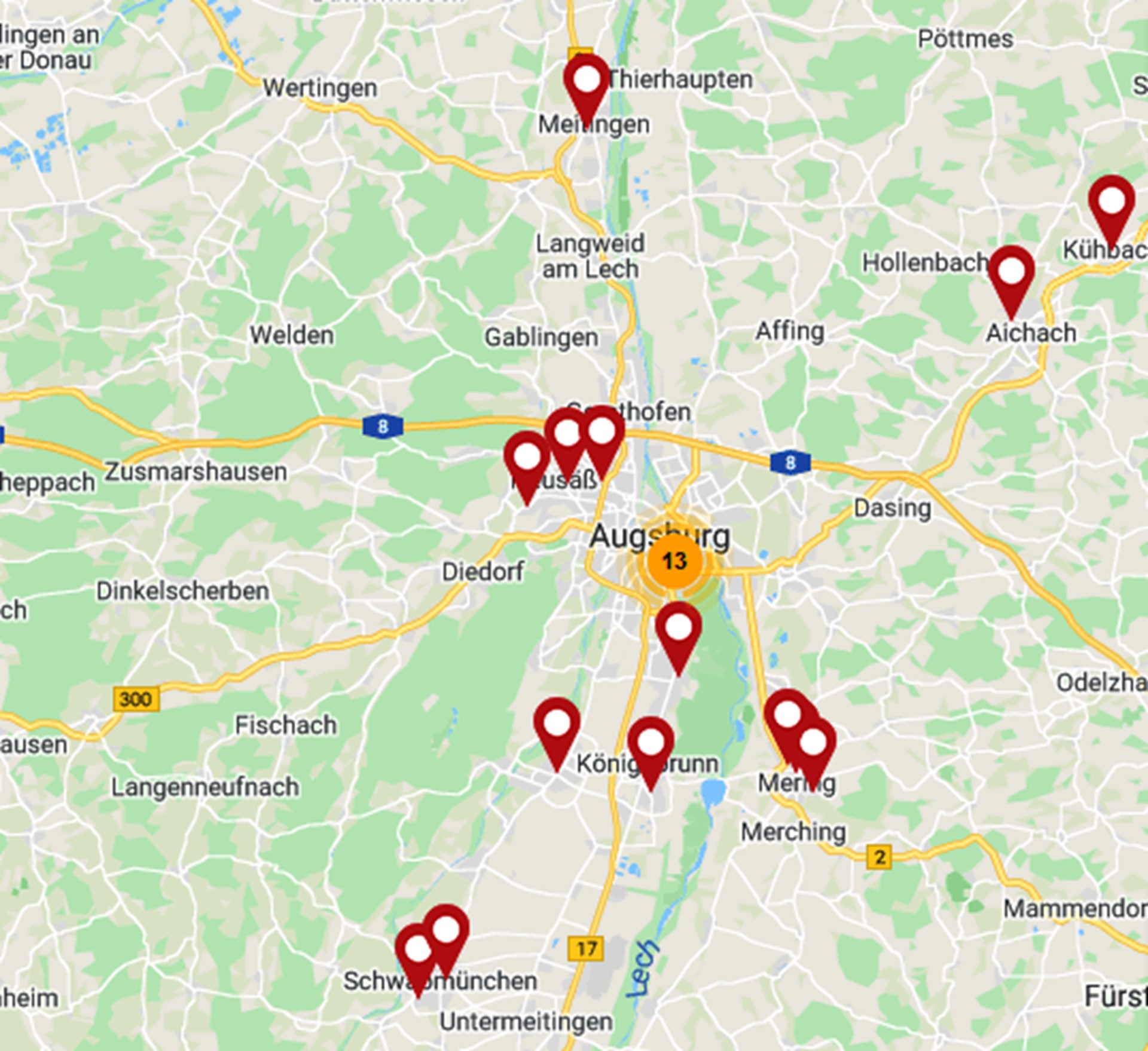 karte Kooperationspartner